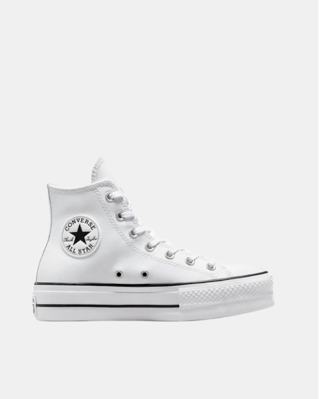 Ténis de cano alto para mulher CONVERSE Branco 561676C CHUCK TAYLOR ALL STAR COURO