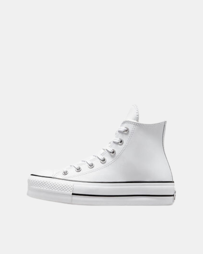 Ténis de cano alto para mulher CONVERSE Branco 561676C CHUCK TAYLOR ALL STAR COURO