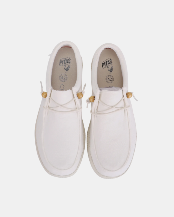 Sapatilhas Mulher Walkin Pitas Branco WALLABI WASHED