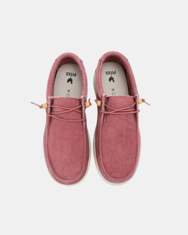 Sapatilhas Mulher Walkin Pitas Rosa WALLABI WASHED