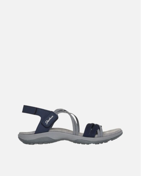 Sandalias Chancletas Mujer SKECHERS Azul 163112 REGGAE SLIM TAKES TWO
