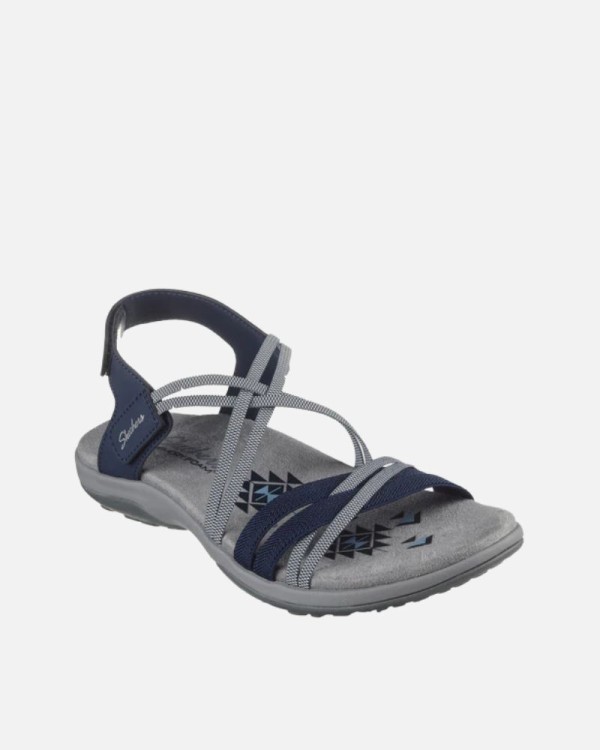 Sandalias Chancletas Mujer SKECHERS Azul 163112 REGGAE SLIM TAKES TWO