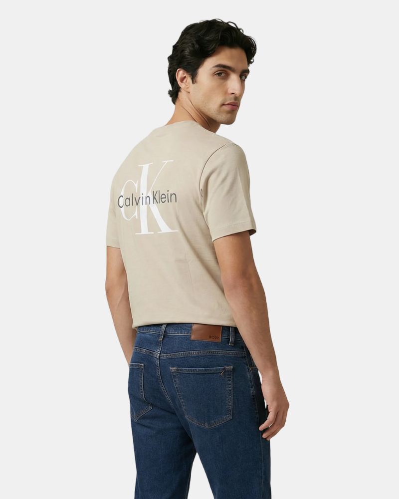 Camisetas Manga corta Hombre CALVIN KLEIN Beige LV14RF852G2JX