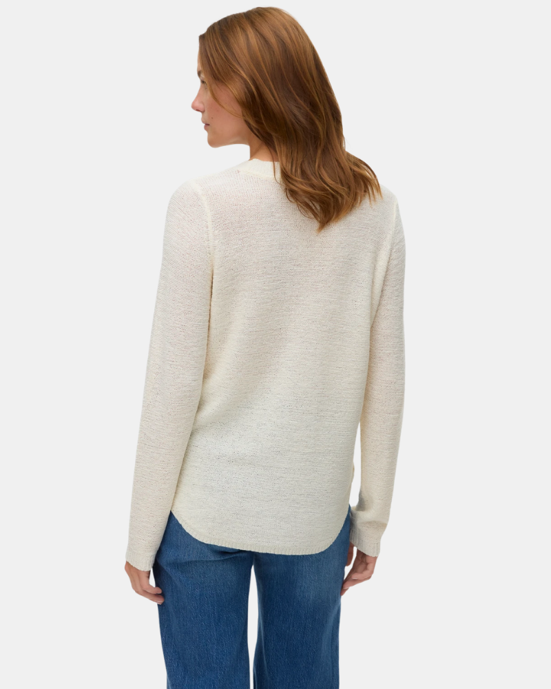 Camisola de manga comprida para mulher VERO MODA Bege 10322853 NOVOCHARITY