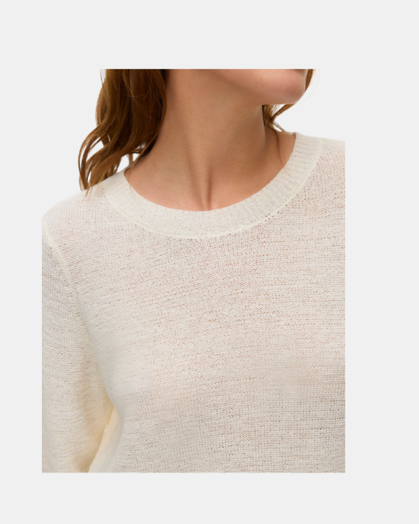 Camisola de manga comprida para mulher VERO MODA Bege 10322853 NOVOCHARITY