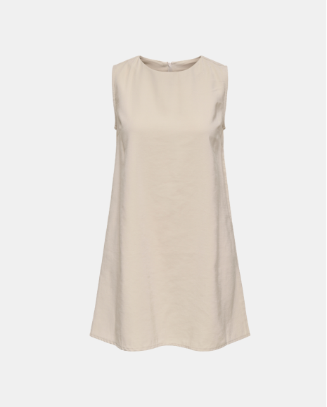 Vestidos  Manga corta Mujer ONLY Beige 15364156 ARIS LIFE