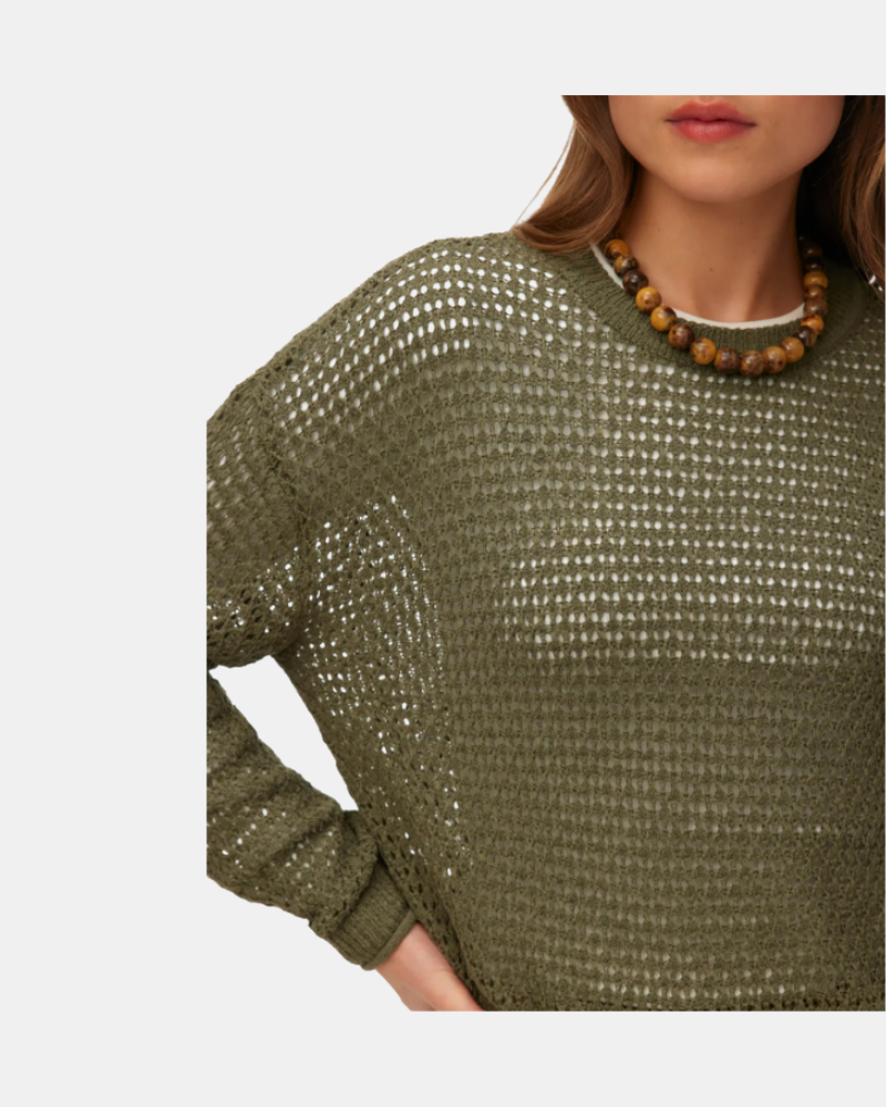 Camisola de manga comprida Mulher VERO MODA Verde 10340125 CHARLENE
