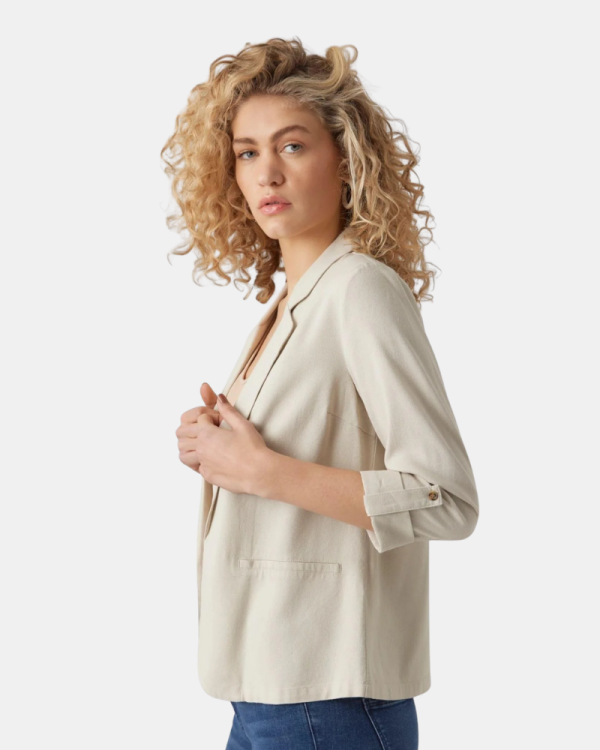 Camisola de manga comprida Mulher VERO MODA Bege 10279700 JESMILO