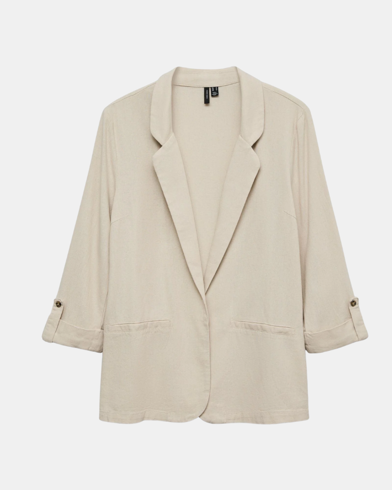 Camisola de manga comprida Mulher VERO MODA Bege 10279700 JESMILO