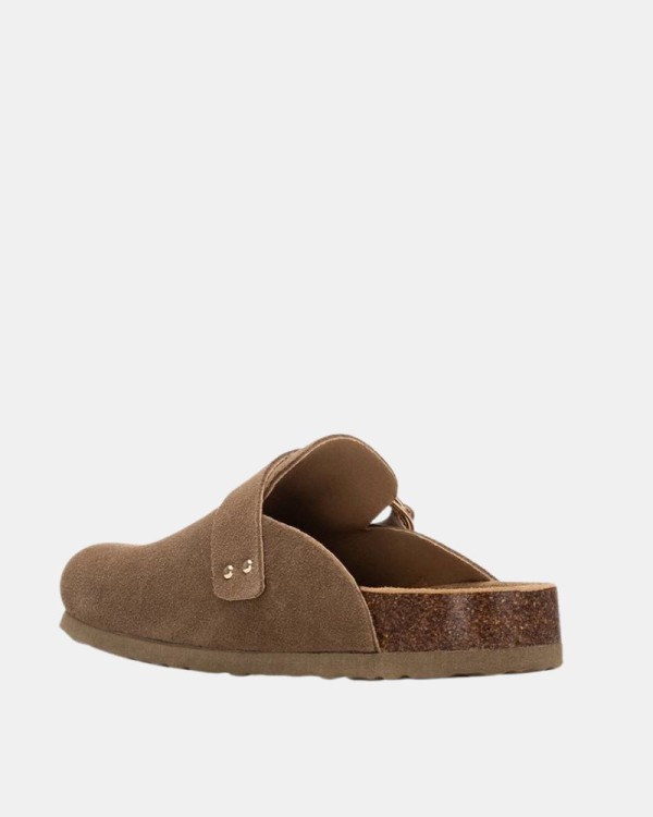 Zuecos Mujer REFRESH Taupe 175008