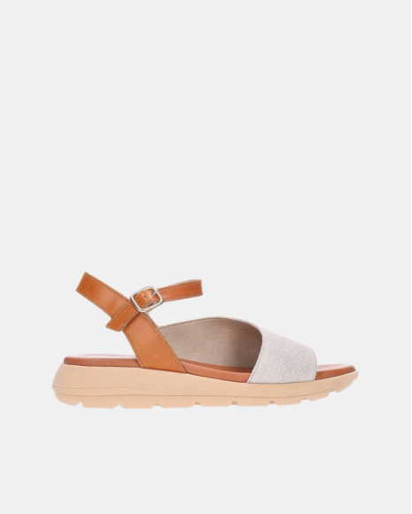 Sandalias Abiertas Mujer DORKING Marrón D9464 CATI