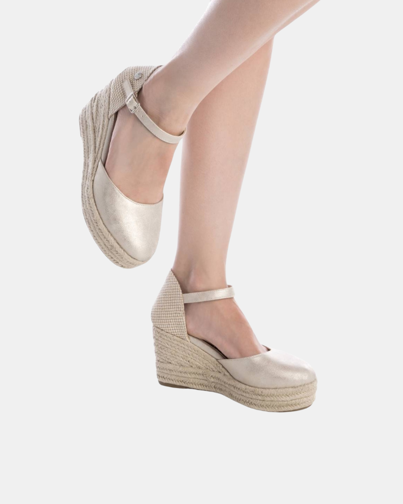 Sandalias Alpargatas Mujer REFRESH Oro 172782