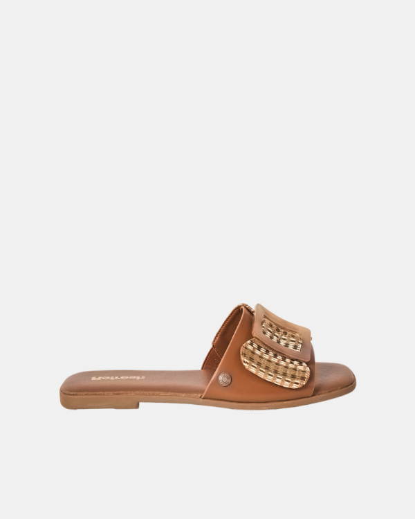 Sandalias Chancletas Mujer REFRESH Marrón 175029
