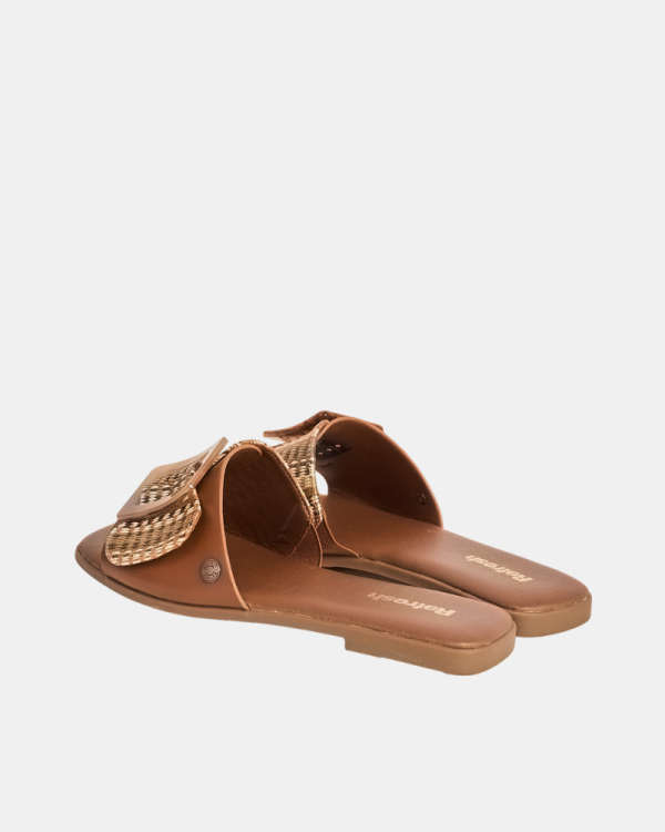 Sandalias Chancletas Mujer REFRESH Marrón 175029