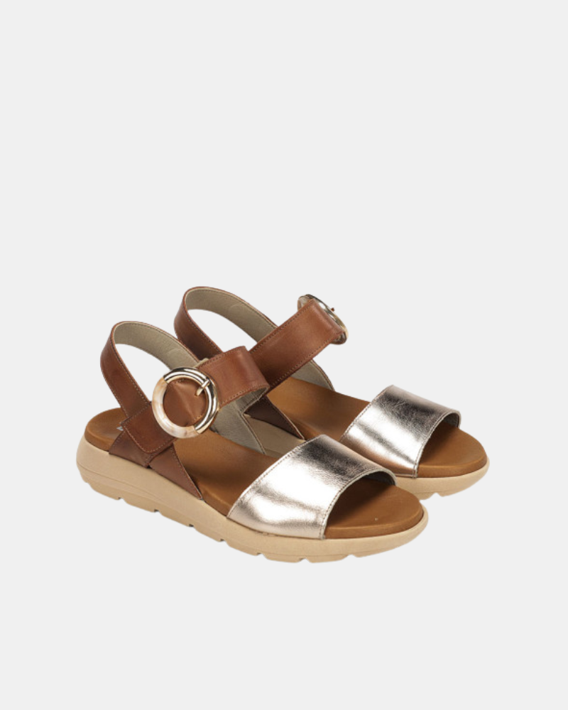Sandálias Femininas DORKING Castanhas D9523 LATI