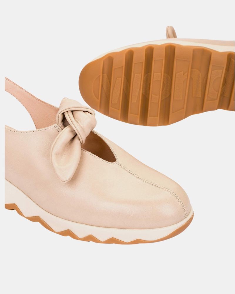 Sapatos abertos de mulher Wonders nude C 7602