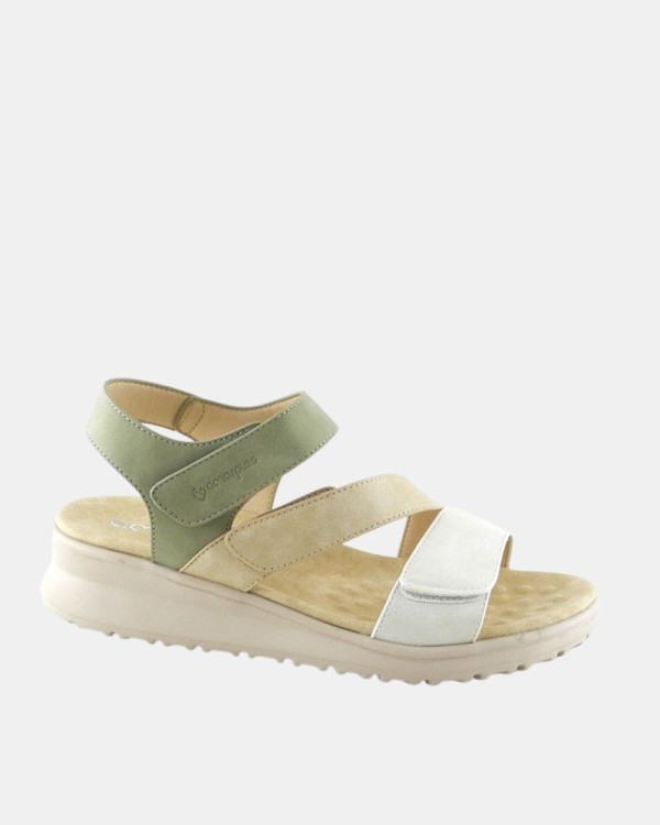 Sandálias Abertas Mulher Amarpies Verde ABZ30157