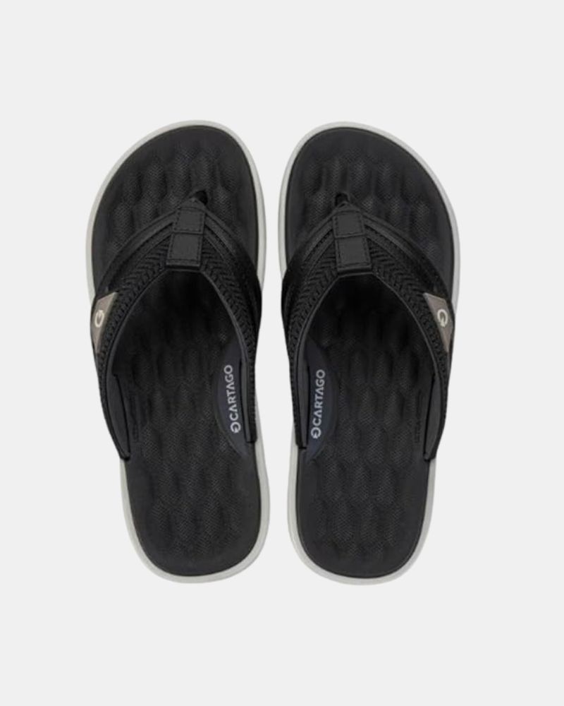 Sandálias de dedo Chinelos Homem Cartago Preto 12496 CARTAGO MALTA VI THONG AD