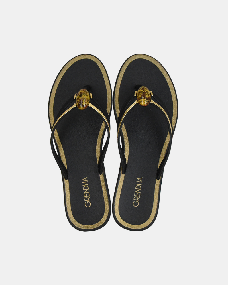Sandalias Chancletas Mujer GRENDHA Negro 19227 IRREVERENTE RAST