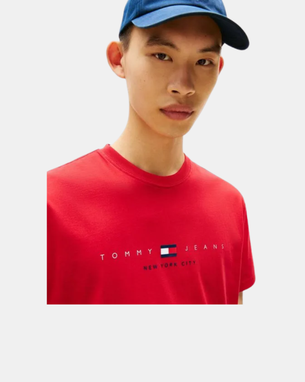 Camisetas Manga corta Hombre TOMMY HILFIGER Rojo DM0DM21911XLE