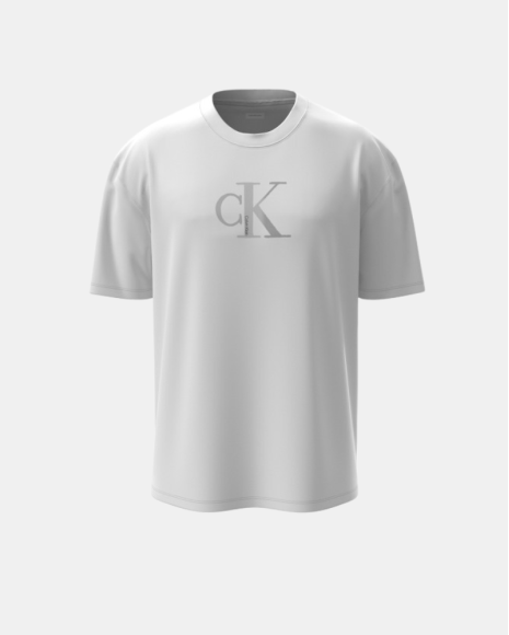 Camisetas Manga corta Hombre CALVIN KLEIN Blanco LV04RC857GYAA