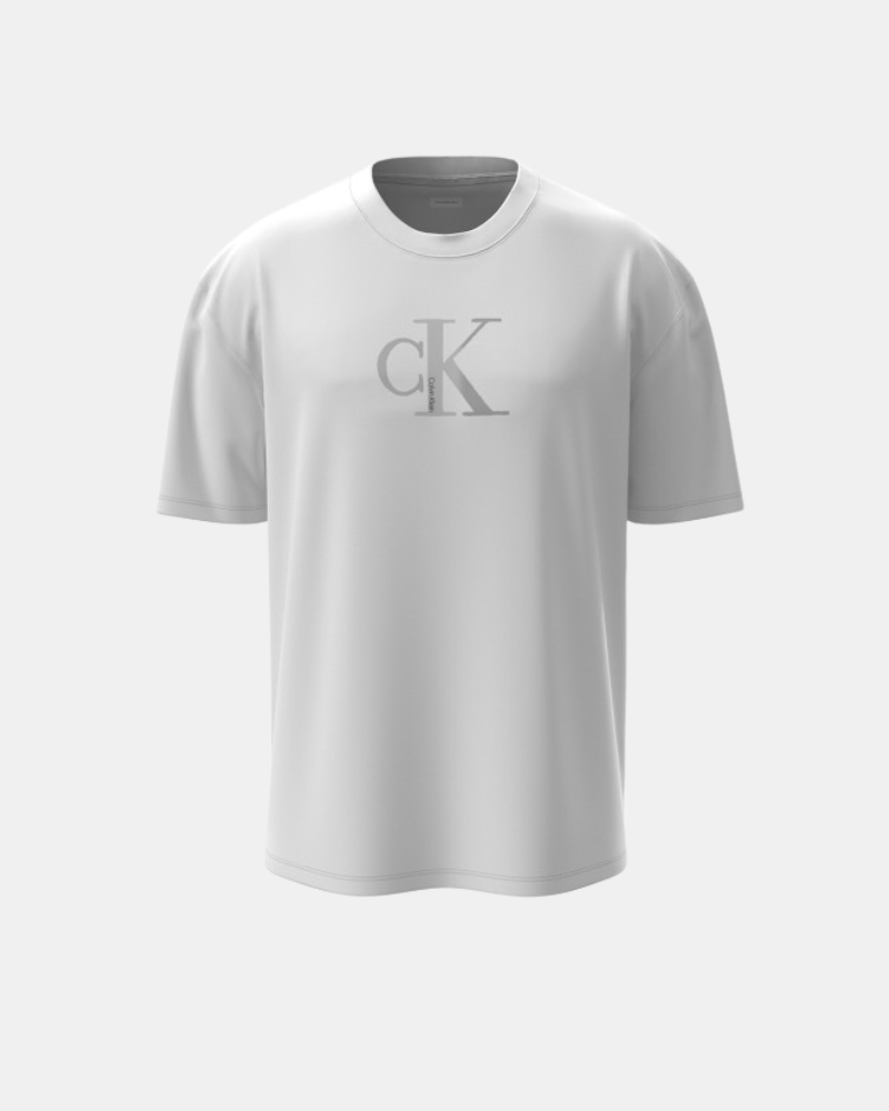 Camisetas Manga corta Hombre CALVIN KLEIN Blanco LV04RC857GYAA