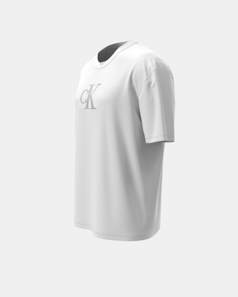 Camisetas Manga corta Hombre CALVIN KLEIN Blanco LV04RC857GYAA