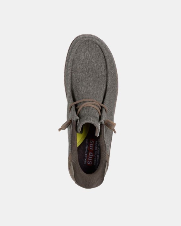 Zapatillas Bajas Hombre SKECHERS Verde 210959 SLIP INS