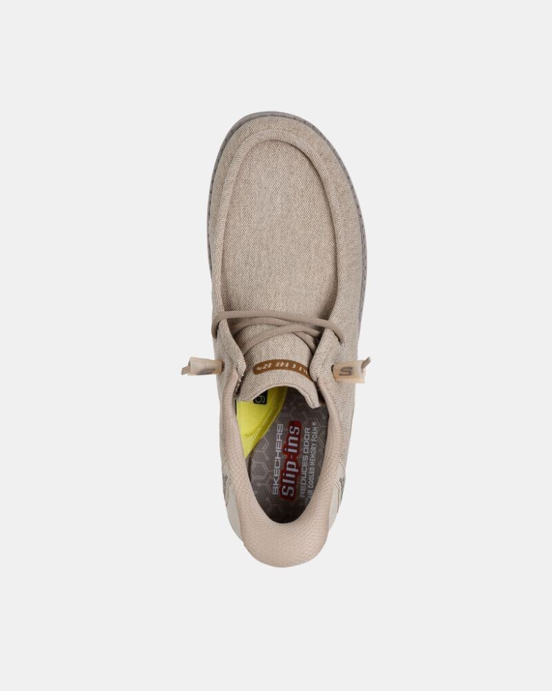 Ténis Baixos Homem SKECHERS Bege 210959 SLIP INS