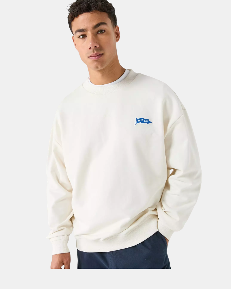 Sudaderas Manga larga Hombre HUGO Beige 50556399 NOHATOCH