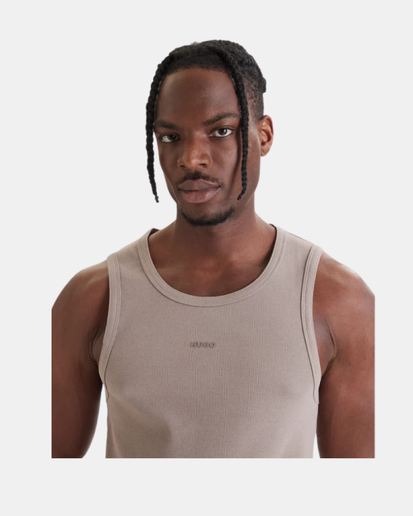 Camisetas Top Hombre HUGO Marrón 50563744 DAPOTA