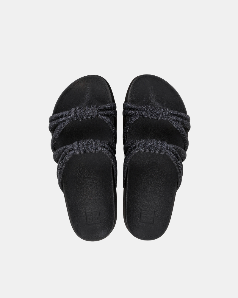 Sandalias Chancletas Mujer  Negro 19187 POSE AD
