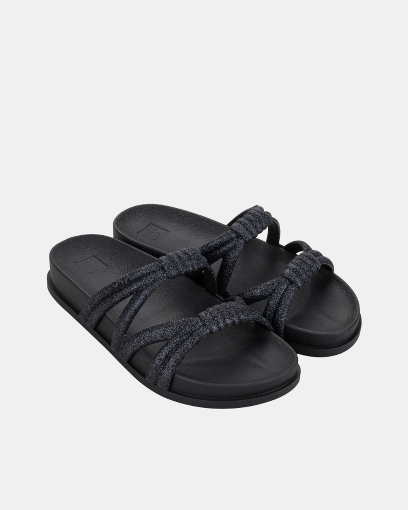 Sandalias Chancletas Mujer  Negro 19187 POSE AD