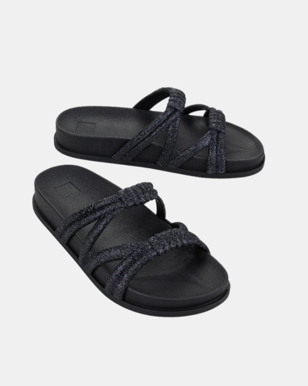 Sandalias Chancletas Mujer  Negro 19187 POSE AD
