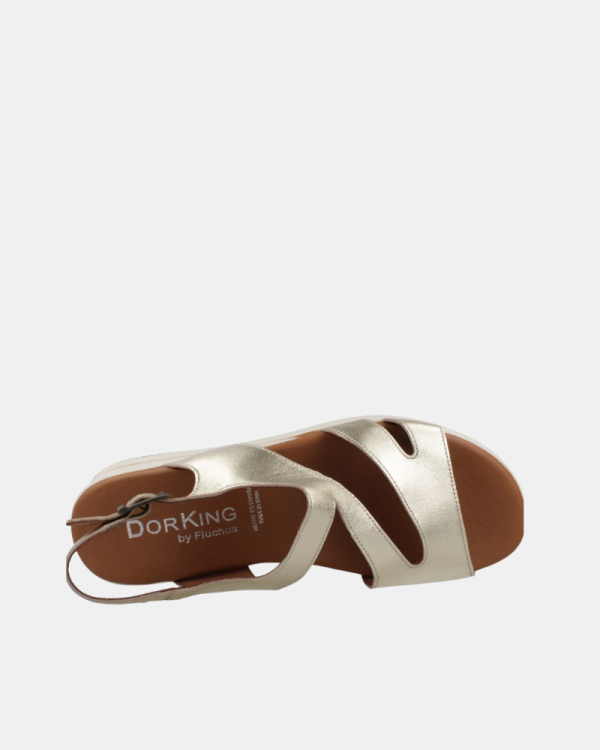 Sandálias Mulher DORKING Ouro D9688 CS