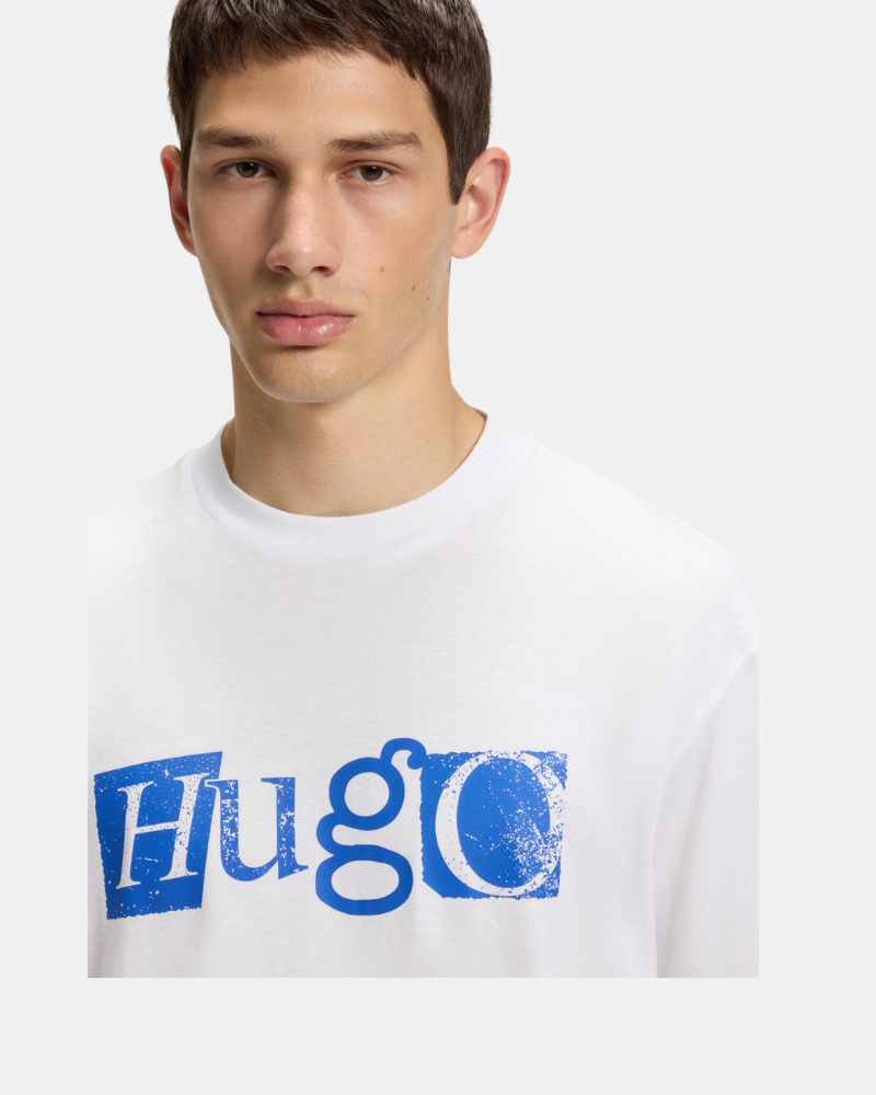 Camisetas Manga corta Hombre HUGO Blanco 10258299 NUGIX