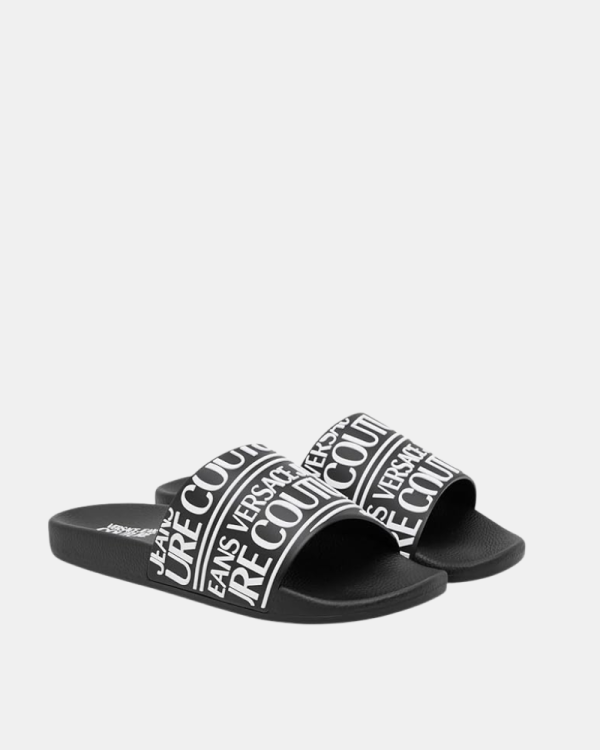 Sandálias Chinelos Homem Versace Preto 80YA3SQ1 71352