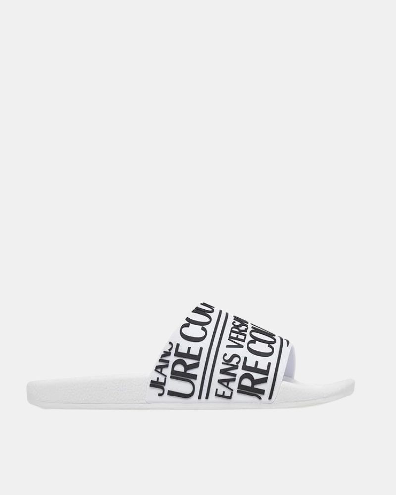 Sandalias Chancletas Hombre Versace Blanco 80YA3SQ1 71352