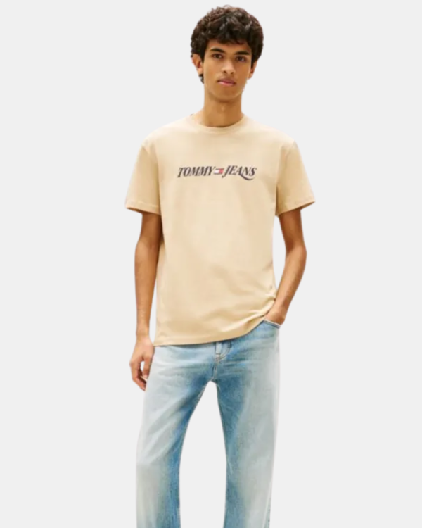 T-shirts de manga curta para homem TOMMY HILFIGER Bege DM0DM22548AB9
