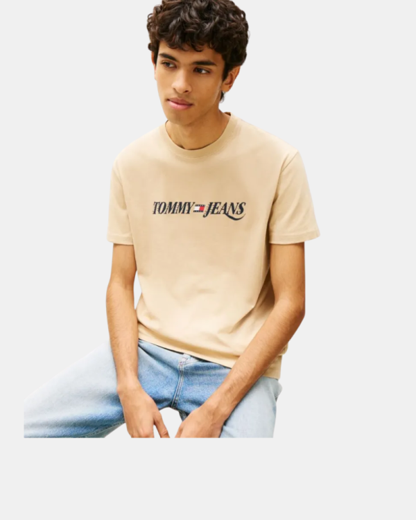 T-shirts de manga curta para homem TOMMY HILFIGER Bege DM0DM22548AB9