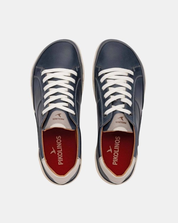 Zapatillas Bajas Barefoot elegante para Hombre PIKOLINOS Azul ARENAL M4W 6437C2