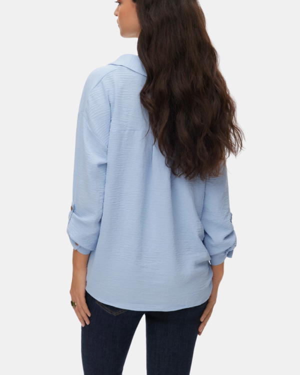 Camisas Manga larga Mujer VERO MODA Azul 10340338 IZZY