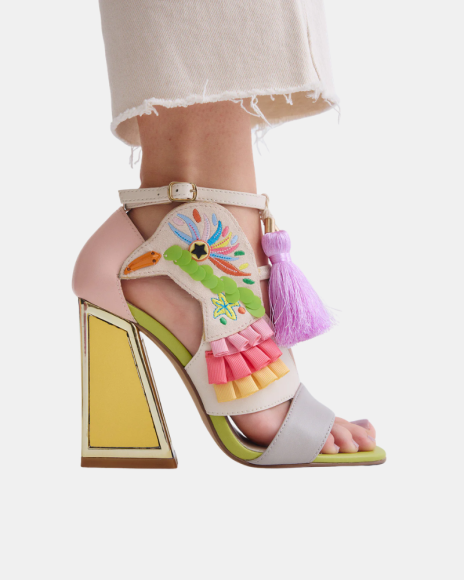 Sandalias Fiesta Mujer EXE Multicolor DOMINIC 550
