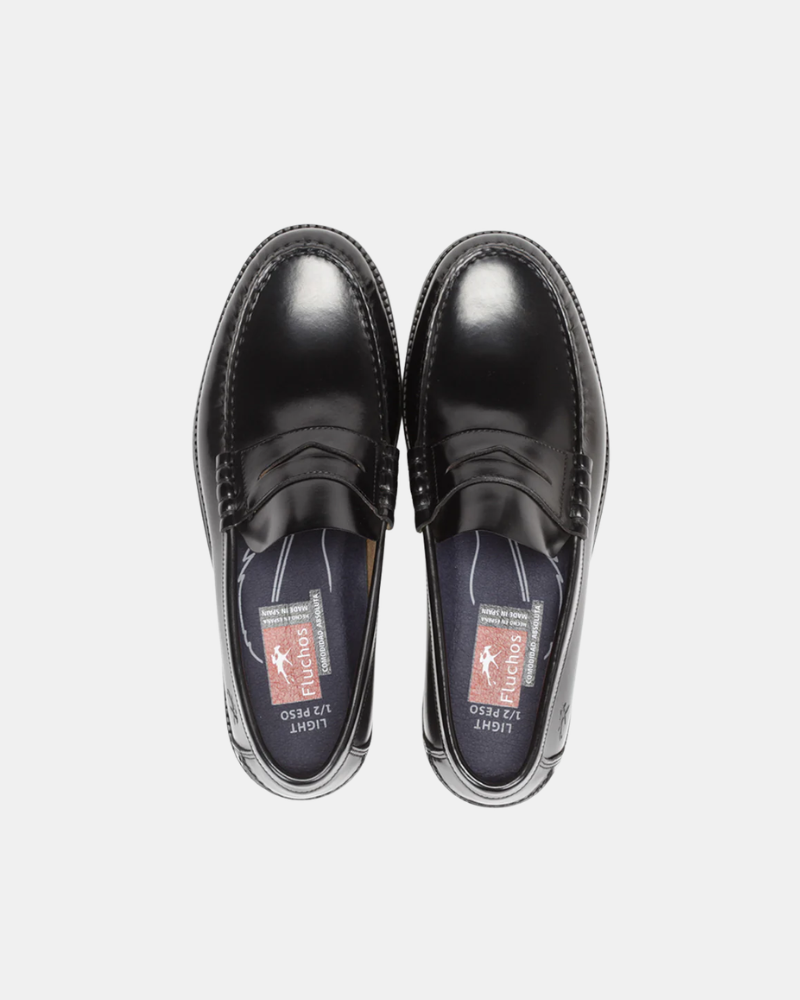 Zapatos Mocasines Hombre FLUCHOS Negro F0047