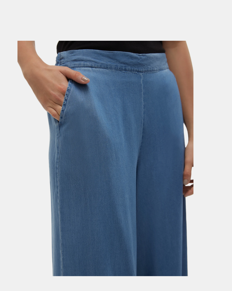 Pantalones Largos Mujer VERO MODA Azul 10304861 BREE