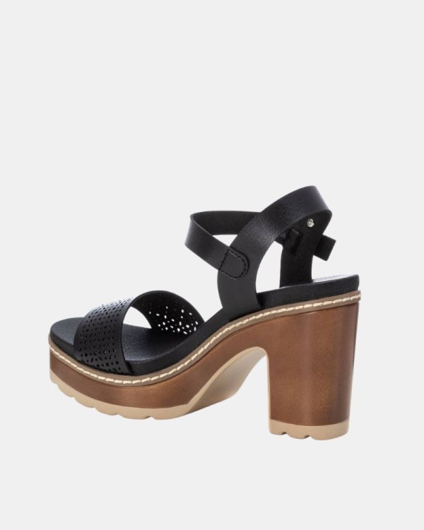 Sandalias Abiertas Mujer REFRESH Negro 170777