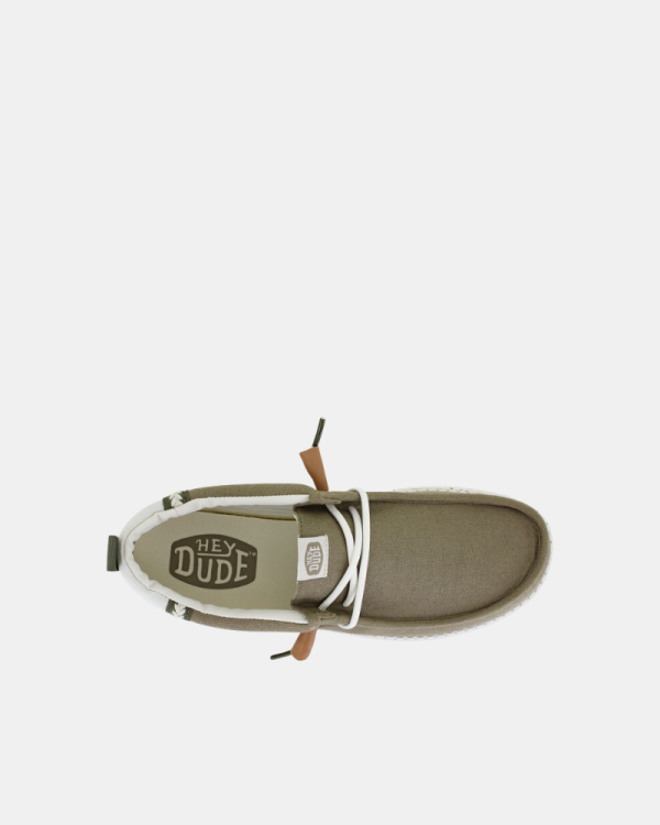 Sapatilhas Homem HEY DUDE Verde 43086 WALLY CRAFT LINHO