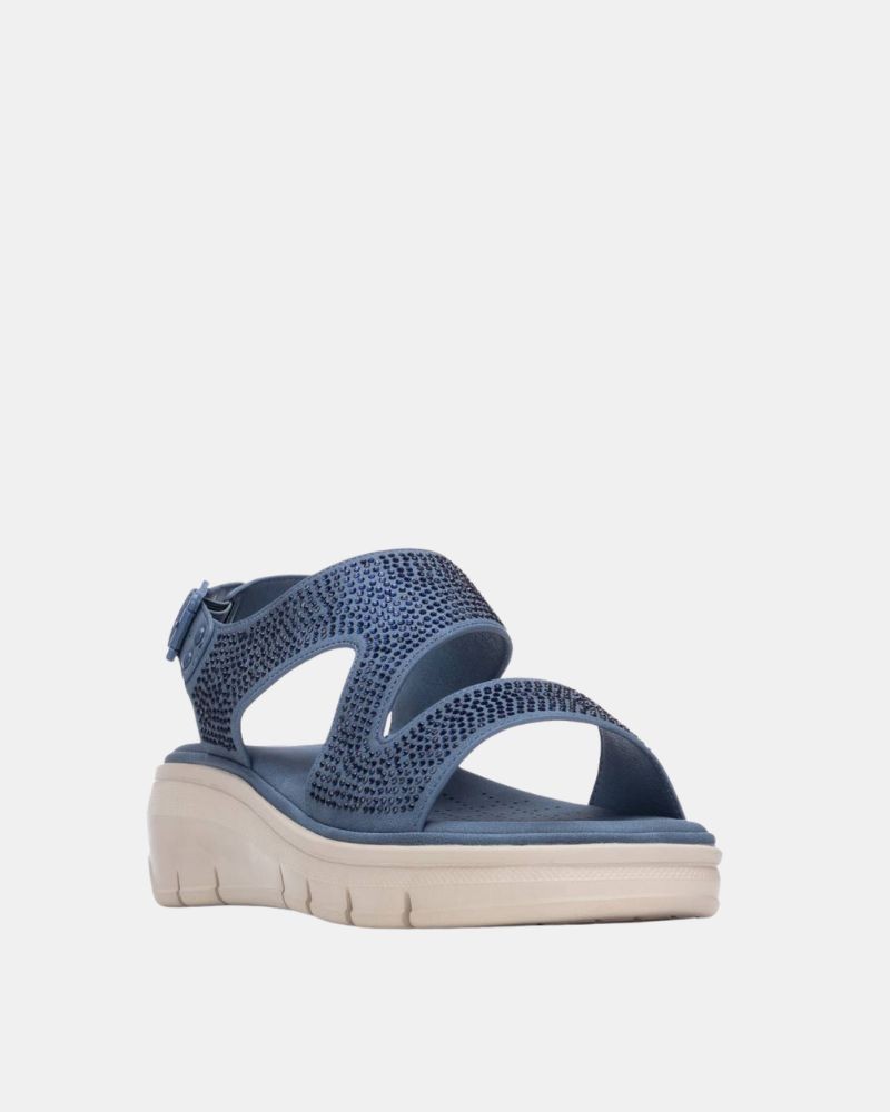 Sandalias Abiertas Mujer XTI Azul 145399