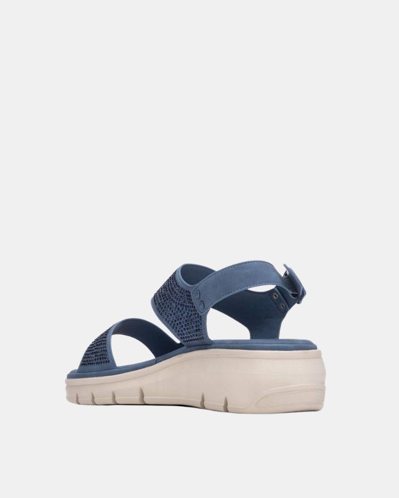 Sandalias Abiertas Mujer XTI Azul 145399