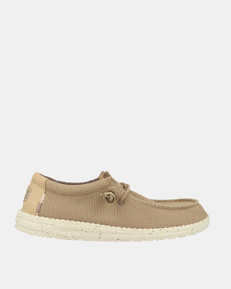 Sapatilhas Baixas Homem HEY DUDE Taupe 40403 WALLY SPORT MESH